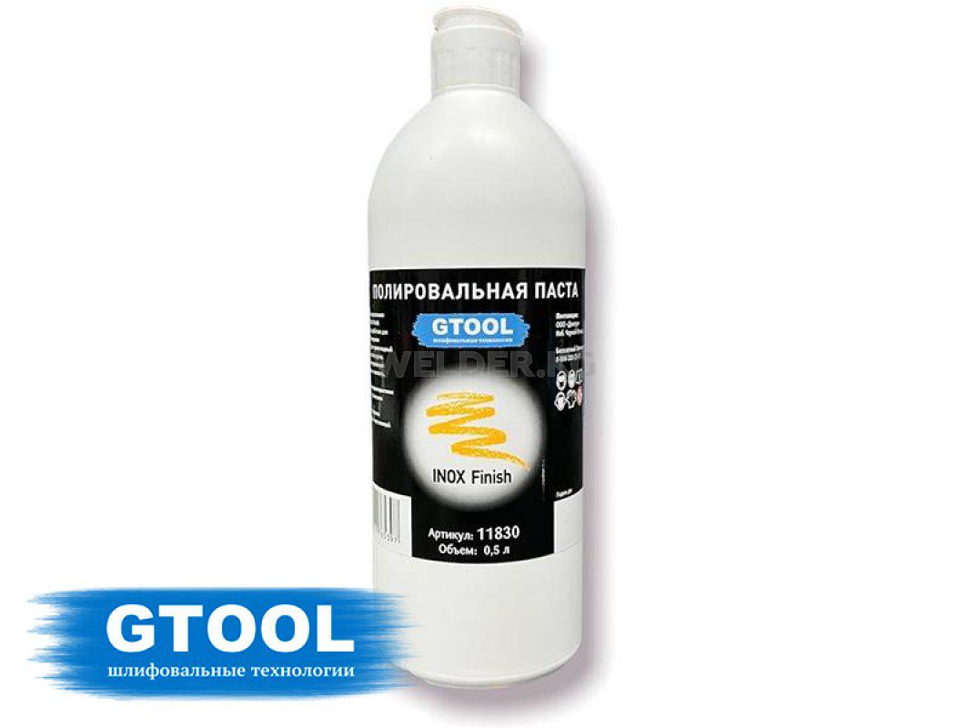 Полировальная паста GTOOL INOX Finish, 0,5л, жёлтая