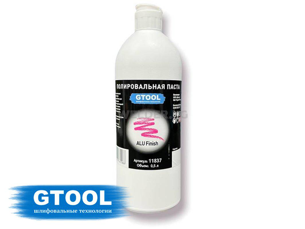 Полировальная паста GTOOL ALU Finish, 0,5л, розовая